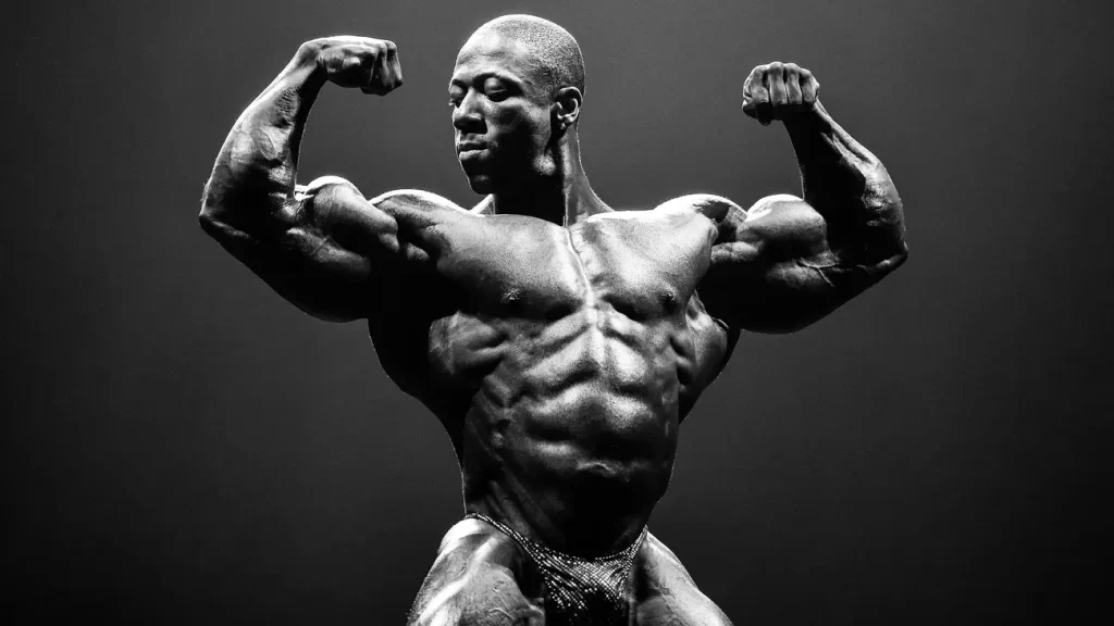 Bodybuilder after a Dianabol cycle